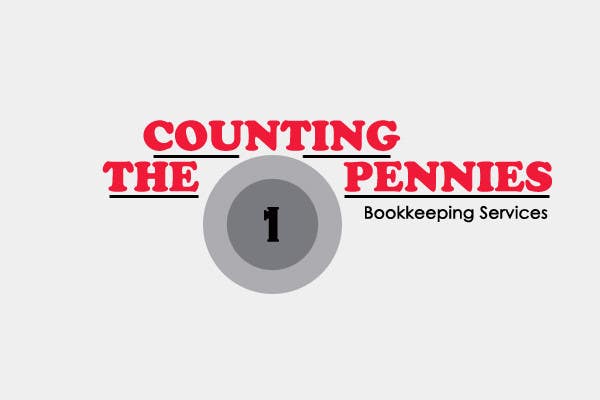 Wasilisho la Shindano #104 la                                                 Logo Design for Counting The Pennies Bookkeeping Services
                                            