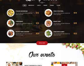 #47 para Create UI and graphics for a web site of a restaurant de zaxsol