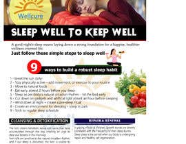 nº 11 pour Poster design for Wellcure - Sleep well to keep well par mdmokibur 