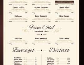 Nambari 2 ya I need menus asap for my study cafe. First pic with a chart is the items of our menu. Then logos. Then the examples of the ones I liked the design of, which doesn’t have to be that way. I look forward to continue working with someone long term. Thank you. na ashswa
