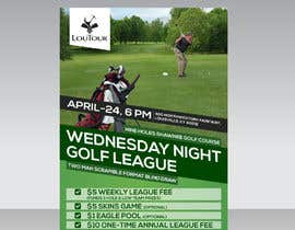 #54 for Event poster - golf league by RABIN52