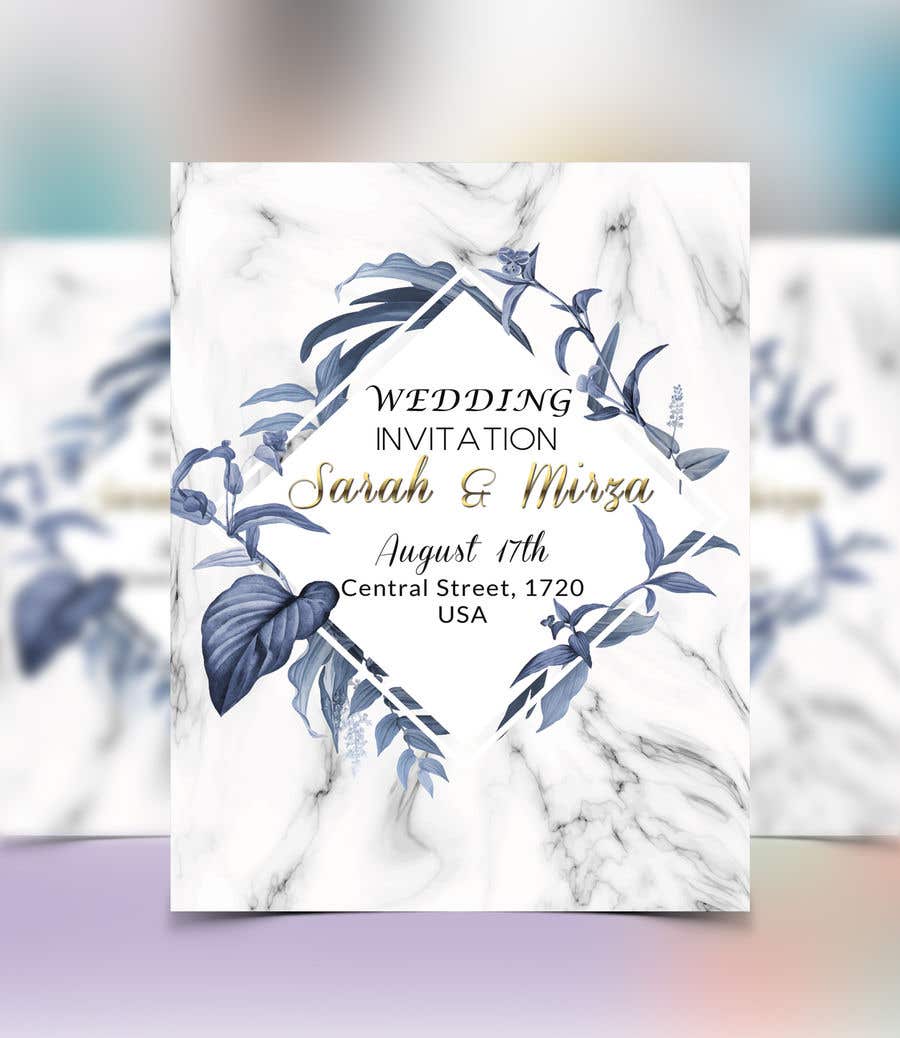 Konkurrenceindlæg #118 for                                                 design of wedding invitations
                                            