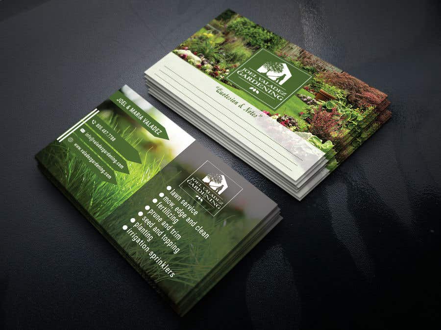 Penyertaan Peraduan #82 untuk                                                 Revamp Business Card for Landscaping/Gardening Service Provider
                                            
