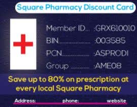 #3 para Square Pharmacy Discount Card 3”x3” de Mdsaddam1999