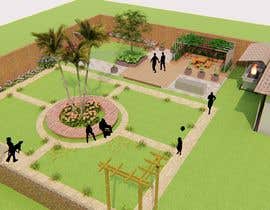 #13 Residential courtyard landscape architecture design with screening. részére upworkstudent által