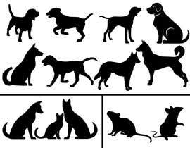 Číslo 1 pro uživatele Create 11 simple b&amp;w illustrations of dogs and mice for a book od uživatele arafaselim