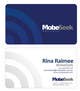 Tävlingsbidrag #81 ikon för                                                     Business Card Design for MobeSeek
                                                