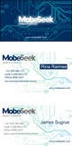 Predogledna sličica natečajnega vnosa #138 za                                                     Business Card Design for MobeSeek
                                                