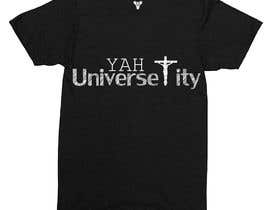 mdriponislam0000 tarafından YAH UNIVERSE + ITY graphic design T-shirt the (+) should be the cross of Christ. için no 18