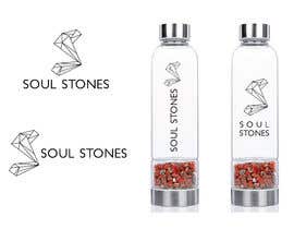 #45 for Crystal Healing Water Bottle Packaging and Logo by eling88
