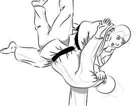 NasserGaless님에 의한 Create illustration of judo throw using a particular style을(를) 위한 #53