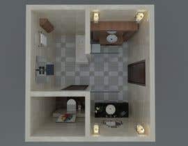 #33 ， Design a bathroom Layout/ rendering 来自 ileyus