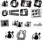 #59 para Design Simple Sticker Image like stickermule de hasibkhanttc