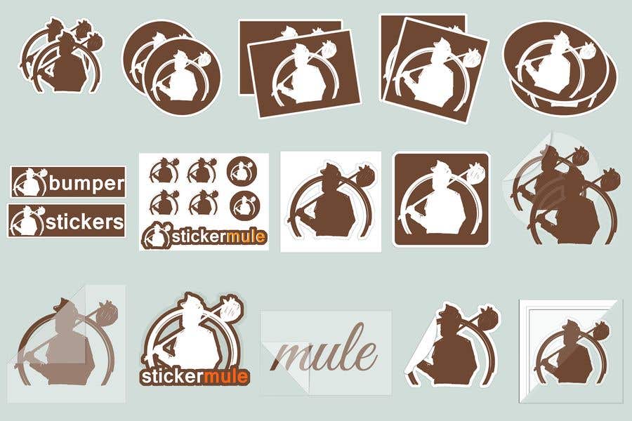 Kilpailutyö #53 kilpailussa                                                 Design Simple Sticker Image like stickermule
                                            