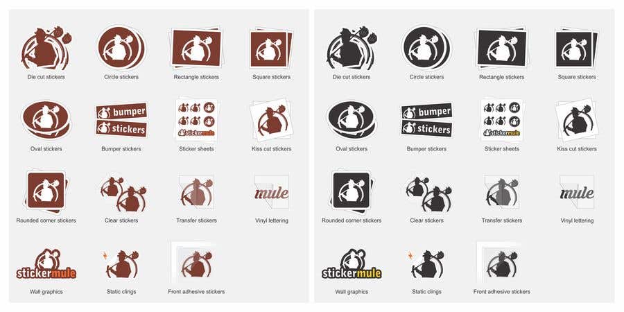 Participación en el concurso Nro.54 para                                                 Design Simple Sticker Image like stickermule
                                            