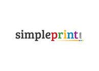 Nro 632 kilpailuun simpleprint.com logo käyttäjältä Alinub