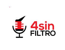 #42 A logo for Radio Show/Program “4 sin filtro” részére alamin216443 által