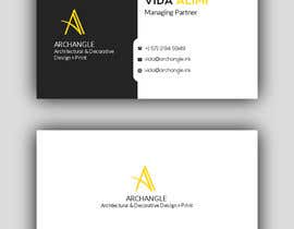 #32 for Redesign business cards in modern, clean look in black &amp; white or gold &amp; white by mominUix