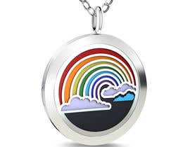 #17 for Stainless Steel Jewelry Designs - Rainbow / Clouds Oil Diffuser Locket by tranan8485