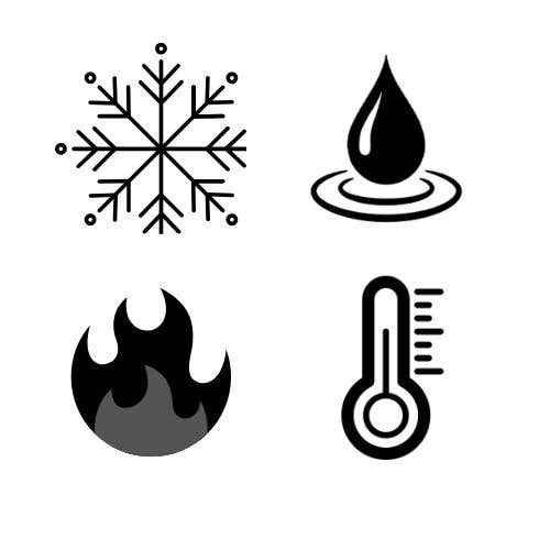 Konkurrenceindlæg #17 for                                                 Need icon for Air, water, heat and thermostats&zoning
                                            