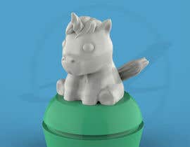 Nro 15 kilpailuun 3D Illustration - Fun Clean White Porcelain Unicorn Figurine käyttäjältä chie77