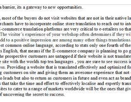 #7 for Writing an article on the topic &quot;How eCommerce Translation Platforms Can Solve Shopping Cart Integration Challenges&quot; av saritha1979