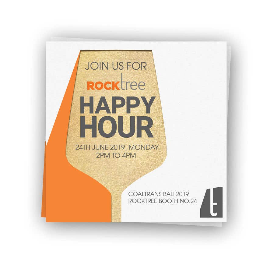 Konkurransebidrag #20 i                                                 Happy Hour Invitation Card
                                            