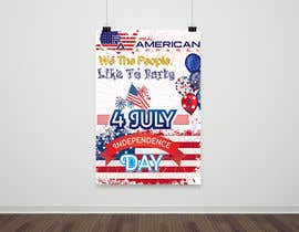 #55 สำหรับ Real American Apparel 4th of july โดย PixelDesign24