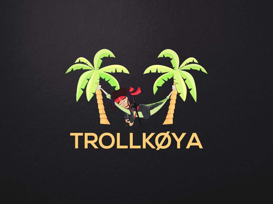 Kilpailutyö #96 kilpailussa                                                 a logo for my new brand - trollkøya
                                            