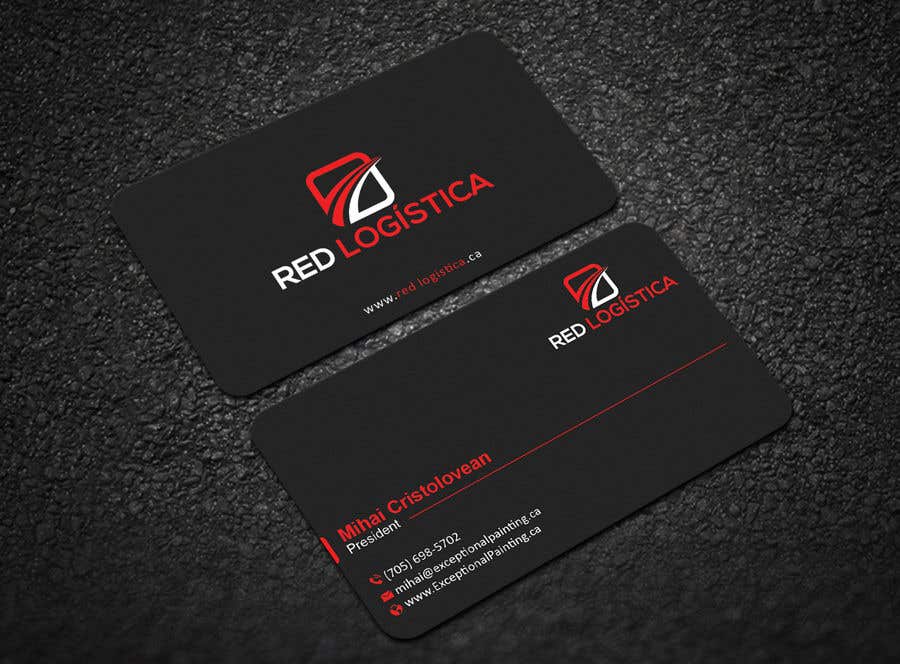 Contest Entry #8 for                                                 Bussiness Card Red Logistica
                                            