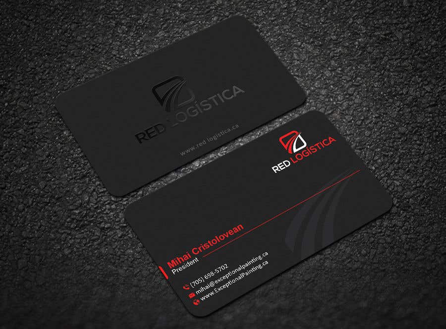 Contest Entry #11 for                                                 Bussiness Card Red Logistica
                                            