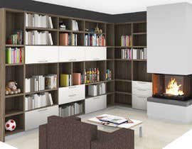 #17 para Achitectural design of a Library/Book shelves de alfaysal87