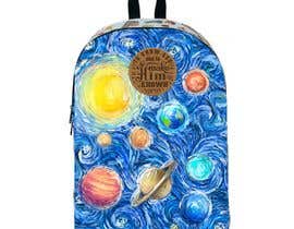 #73 untuk Van Gogh-Inspired, Hand-Painted Planets Backpack Design oleh LizaShtefan