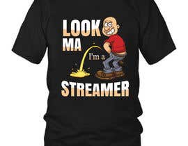 #20 ， T shirt Design for Game Streaming or live streaming in general 来自 amit1sadukha