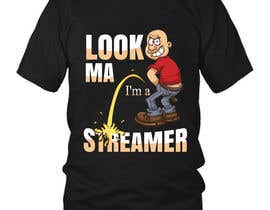 #22 ， T shirt Design for Game Streaming or live streaming in general 来自 amit1sadukha