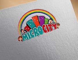 #163 для I need a logo designed for role play playground centre called ( Micro City ), playground centre for kids looks like small village , logo should include text &amp; structures or characters , colorful , happy , funny , childish від flyhy