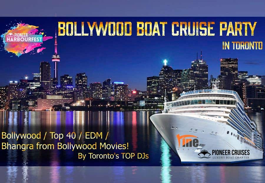 Contest Entry #25 for                                                 Designing Creatives for Bollywood Boat Cruise Party
                                            