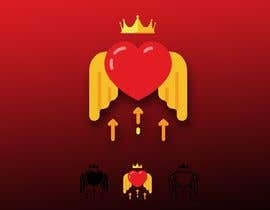 #124 per Create a heart with wings and crown Vector Image da TimeSkilled