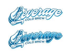 #300 pёr &quot;Leverage&quot; draft Cold Brew Coffee on tap! Logo and Wordmark nga reddmac