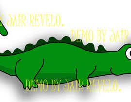 #348 for Design a stylized cartoon alligator by jairandresrmz