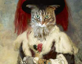 #120 ， Photoshop a cat&#039;s head into a painting 来自 eudelia