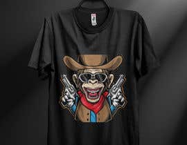 #118 pentru Illustrate a crazy monkey cartoon character to be put on a t-shirt de către yasinhosen567890
