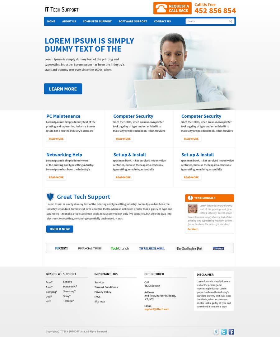 
                                                                                                                        Konkurrenceindlæg #                                            2
                                         for                                             Wordpress Theme Design for IT Tech Support Help $650 to $1000
                                        
