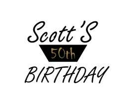 nº 15 pour I need a logo for a birthday. Scott’s 50th Aged to perfection ( he likes wood ford reserve) par naiklancer 
