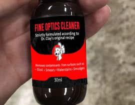 #13 for Design a template label for optical cleaning fluid by Win112370