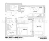 #31 untuk Please take a look on attached floor plan. We are looking for a way to move from 1 to 2 room flat oleh arqfernandezr