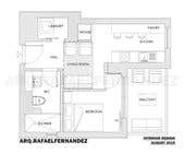 #56 untuk Please take a look on attached floor plan. We are looking for a way to move from 1 to 2 room flat oleh arqfernandezr