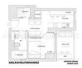 #57 untuk Please take a look on attached floor plan. We are looking for a way to move from 1 to 2 room flat oleh arqfernandezr