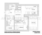 #84 untuk Please take a look on attached floor plan. We are looking for a way to move from 1 to 2 room flat oleh arqfernandezr