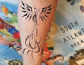 #40 สำหรับ A tattoo design for my forearm, to incorporate the scars, not cover them. Possibly something like a phoenix rising. I would like it to be delicate and feminine. I went through a dark time but have come out stronger. Scars show the battles we survived. โดย hossaingpix